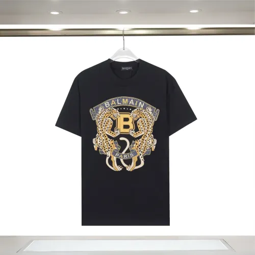 Balmain T-Shirts Short Sleeved For Unisex #1419617 $29.00 USD, Wholesale Replica Balmain T-Shirts