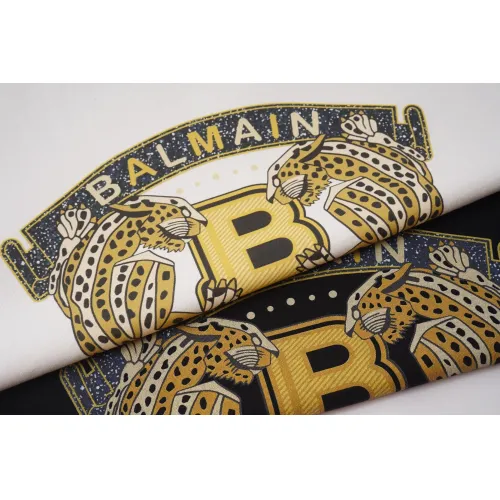 Replica Balmain T-Shirts Short Sleeved For Unisex #1419617 $29.00 USD for Wholesale