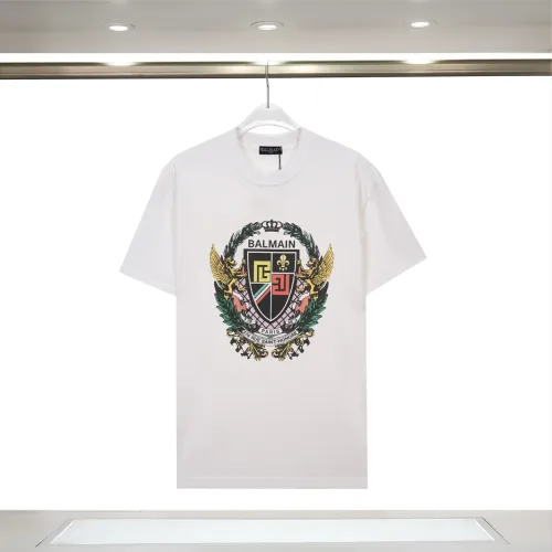 Balmain T-Shirts Short Sleeved For Unisex #1419622 $29.00 USD, Wholesale Replica Balmain T-Shirts