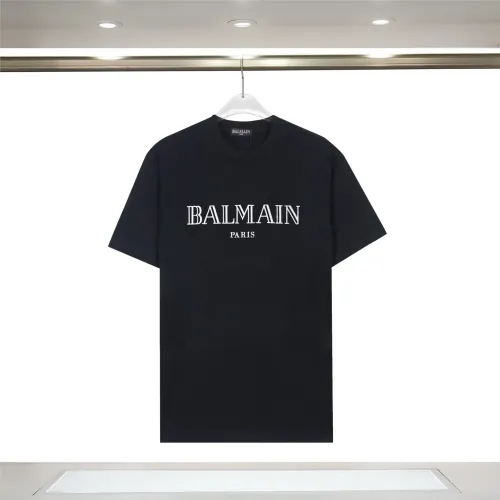 Balmain T-Shirts Short Sleeved For Unisex #1419637 $29.00 USD, Wholesale Replica Balmain T-Shirts