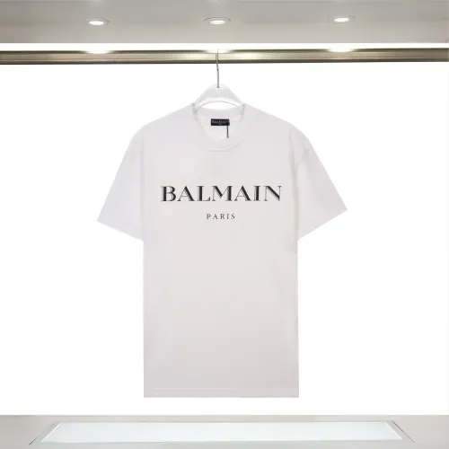 Balmain T-Shirts Short Sleeved For Unisex #1419638 $29.00 USD, Wholesale Replica Balmain T-Shirts