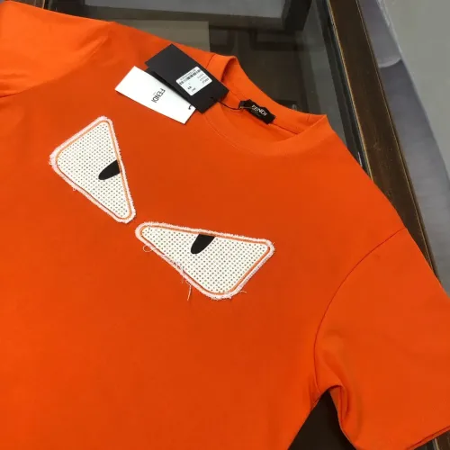 Replica Fendi T-Shirts Short Sleeved For Unisex #1419690 $36.00 USD for Wholesale