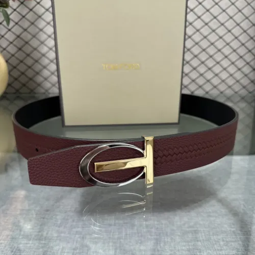 Replica Tom Ford AAA Quality Belts In 4.0cm For Men #1419863 $68.00 USD for Wholesale