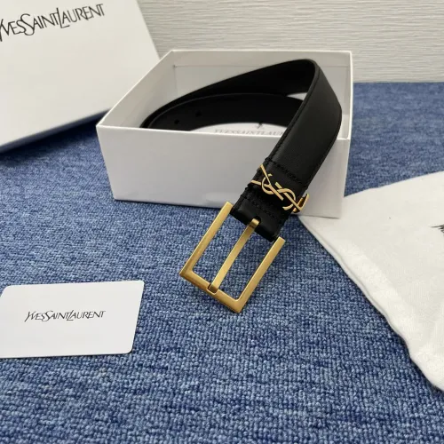 Replica Yves Saint Laurent AAA Quality Belts In 3.0cm For Women #1419885 $45.00 USD for Wholesale