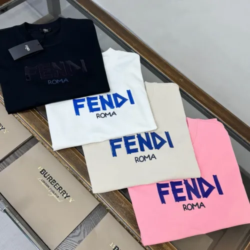 Replica Fendi T-Shirts Short Sleeved For Unisex #1419955 $29.00 USD for Wholesale