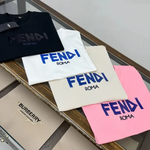 Replica Fendi T-Shirts Short Sleeved For Unisex #1419956 $29.00 USD for Wholesale