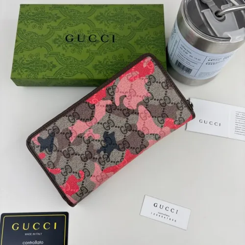 Replica Gucci Long Wallets #1420013 $42.00 USD for Wholesale