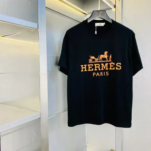 Hermes T-Shirts Short Sleeved For Unisex #1420206 $27.00 USD, Wholesale Replica Hermes T-Shirts