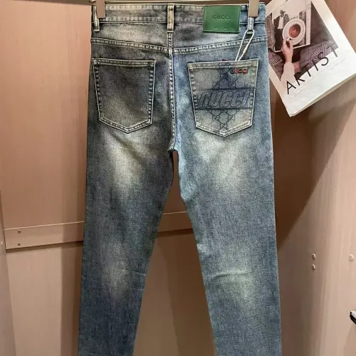 Replica Gucci Jeans For Men #1420228 $45.00 USD for Wholesale