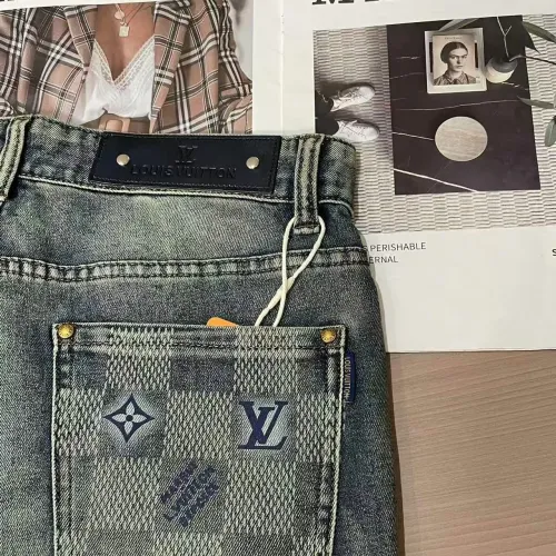 Replica Louis Vuitton LV Jeans For Men #1420231 $45.00 USD for Wholesale
