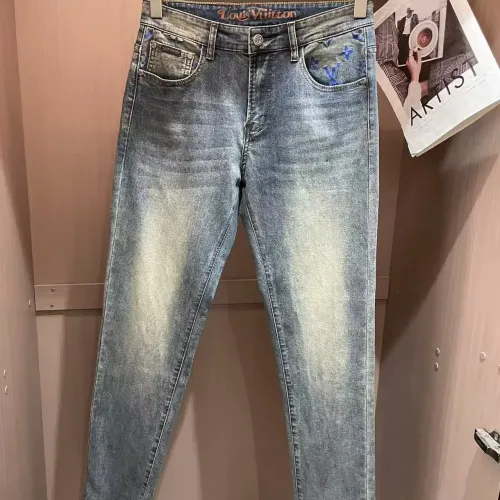 Replica Louis Vuitton LV Jeans For Men #1420234 $45.00 USD for Wholesale
