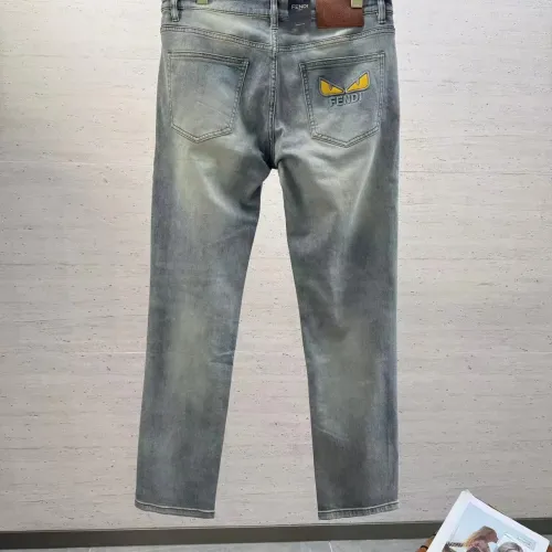 Replica Fendi Jeans For Men #1420245 $52.00 USD for Wholesale