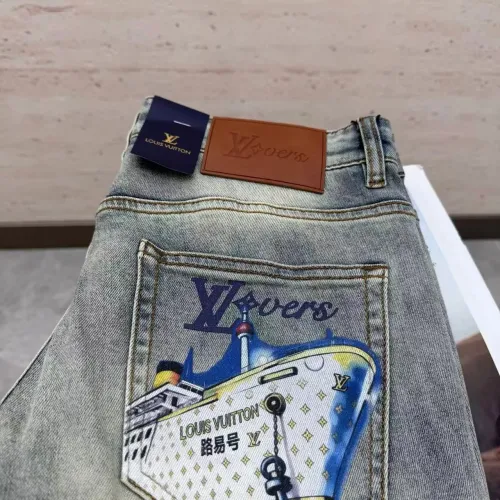 Louis Vuitton LV Jeans For Men #1420254 $52.00 USD, Wholesale Replica Louis Vuitton LV Jeans