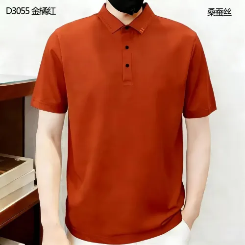 Replica Hermes T-Shirts Short Sleeved For Men #1420306 $40.00 USD for Wholesale