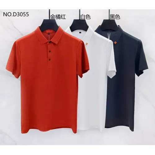 Replica Hermes T-Shirts Short Sleeved For Men #1420307 $40.00 USD for Wholesale