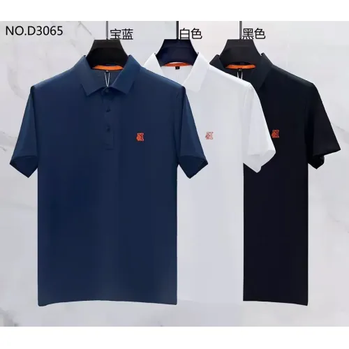 Replica Hermes T-Shirts Short Sleeved For Men #1420332 $40.00 USD for Wholesale