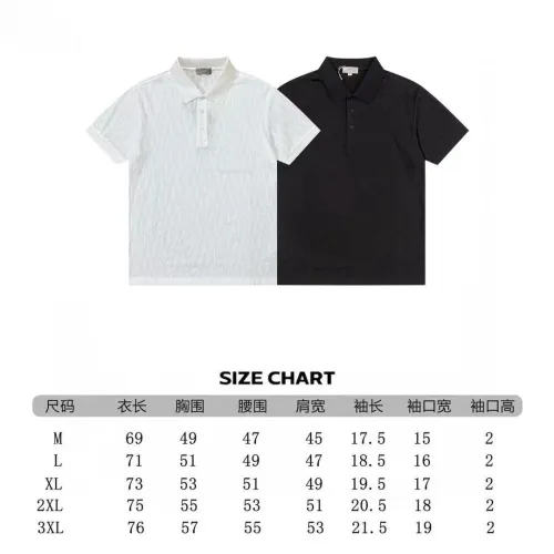 Replica Christian Dior T-Shirts Short Sleeved For Men #1420384 $39.00 USD for Wholesale