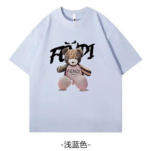 Fendi T-Shirts Short Sleeved For Unisex #1420583 $34.00 USD, Wholesale Replica Fendi T-Shirts
