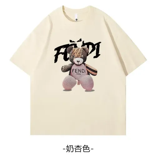 Fendi T-Shirts Short Sleeved For Unisex #1420586 $34.00 USD, Wholesale Replica Fendi T-Shirts