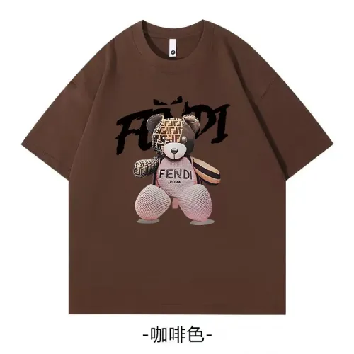 Fendi T-Shirts Short Sleeved For Unisex #1420587 $34.00 USD, Wholesale Replica Fendi T-Shirts
