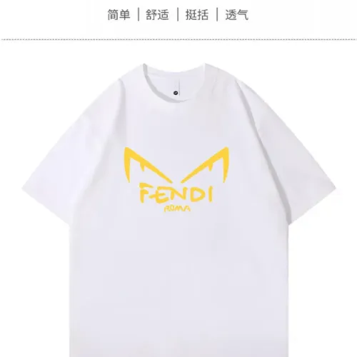 Fendi T-Shirts Short Sleeved For Unisex #1420637 $34.00 USD, Wholesale Replica Fendi T-Shirts