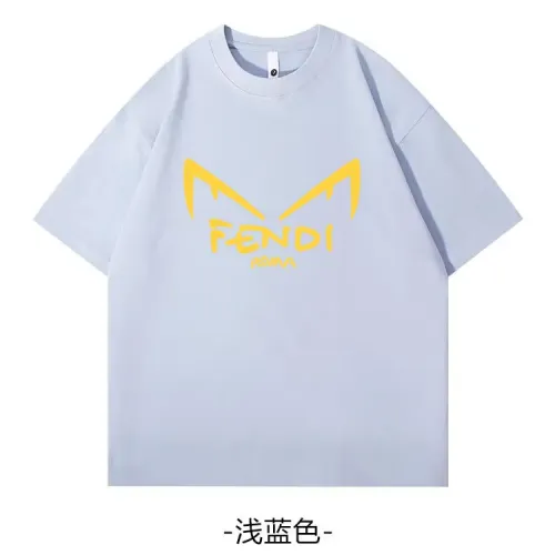 Fendi T-Shirts Short Sleeved For Unisex #1420638 $34.00 USD, Wholesale Replica Fendi T-Shirts
