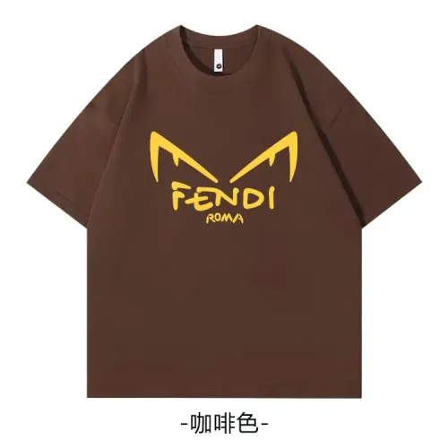 Fendi T-Shirts Short Sleeved For Unisex #1420640 $34.00 USD, Wholesale Replica Fendi T-Shirts