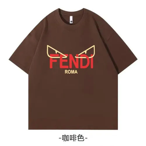 Fendi T-Shirts Short Sleeved For Unisex #1420652 $34.00 USD, Wholesale Replica Fendi T-Shirts
