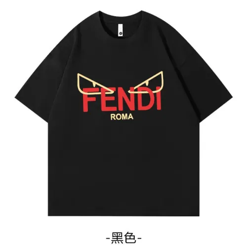 Fendi T-Shirts Short Sleeved For Unisex #1420654 $34.00 USD, Wholesale Replica Fendi T-Shirts