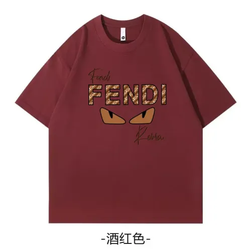 Fendi T-Shirts Short Sleeved For Unisex #1420665 $34.00 USD, Wholesale Replica Fendi T-Shirts