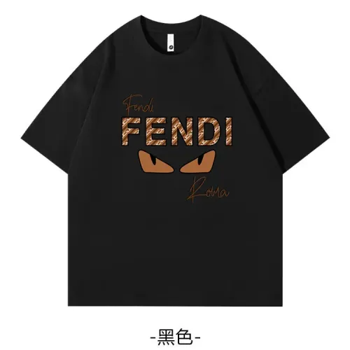 Fendi T-Shirts Short Sleeved For Unisex #1420666 $34.00 USD, Wholesale Replica Fendi T-Shirts