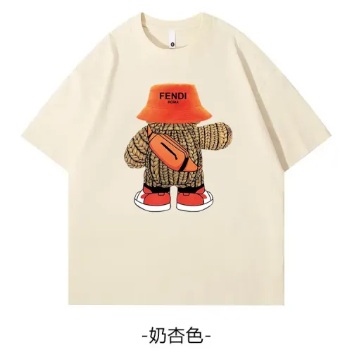 Fendi T-Shirts Short Sleeved For Unisex #1420669 $34.00 USD, Wholesale Replica Fendi T-Shirts