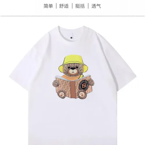 Fendi T-Shirts Short Sleeved For Unisex #1420694 $34.00 USD, Wholesale Replica Fendi T-Shirts