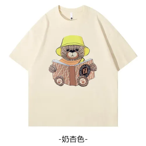 Fendi T-Shirts Short Sleeved For Unisex #1420695 $34.00 USD, Wholesale Replica Fendi T-Shirts