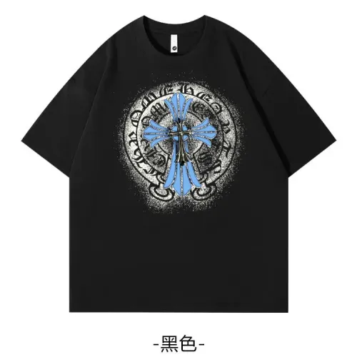 Chrome Hearts T-Shirts Short Sleeved For Unisex #1420739 $34.00 USD, Wholesale Replica Chrome Hearts T-Shirts