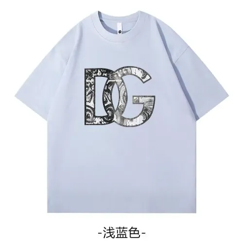 Dolce &amp; Gabbana D&amp;G T-Shirts Short Sleeved For Unisex #1420741 $34.00 USD, Wholesale Replica Dolce &amp; Gabbana D&amp;G T-Shirts