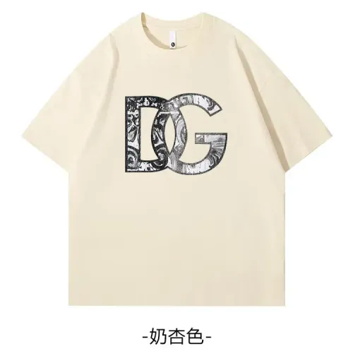 Dolce &amp; Gabbana D&amp;G T-Shirts Short Sleeved For Unisex #1420742 $34.00 USD, Wholesale Replica Dolce &amp; Gabbana D&amp;G T-Shirts