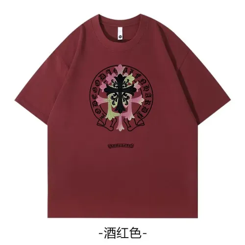 Chrome Hearts T-Shirts Short Sleeved For Unisex #1420768 $34.00 USD, Wholesale Replica Chrome Hearts T-Shirts