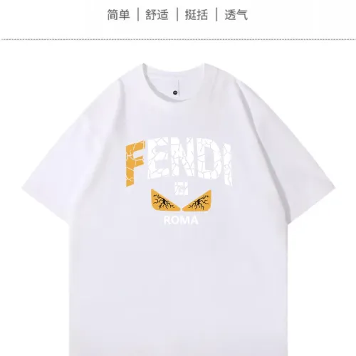 Fendi T-Shirts Short Sleeved For Unisex #1420800 $34.00 USD, Wholesale Replica Fendi T-Shirts