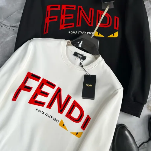 Replica Fendi Hoodies Long Sleeved For Men #1420846 $48.00 USD for Wholesale