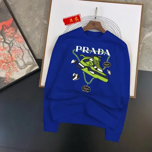 Prada Hoodies Long Sleeved For Men #1420867 $48.00 USD, Wholesale Replica Prada Hoodies