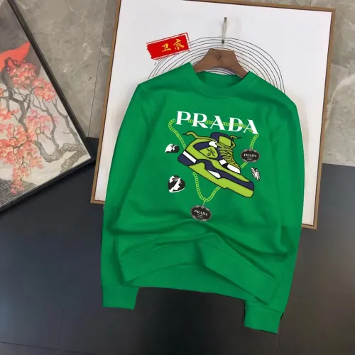 Prada Hoodies Long Sleeved For Men #1420868 $48.00 USD, Wholesale Replica Prada Hoodies
