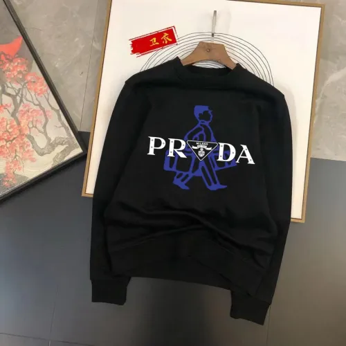 Prada Hoodies Long Sleeved For Men #1420892 $48.00 USD, Wholesale Replica Prada Hoodies
