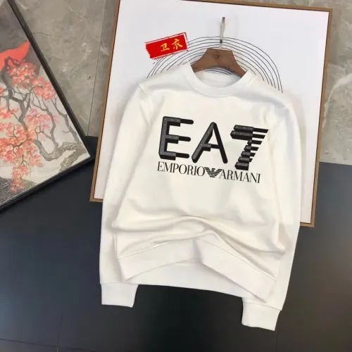 Armani Hoodies Long Sleeved For Men #1420933 $48.00 USD, Wholesale Replica Armani Hoodies