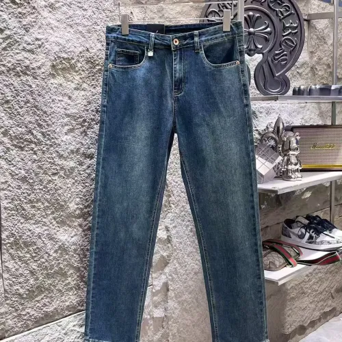 Replica Hermes Jeans For Men #1421199 $68.00 USD for Wholesale