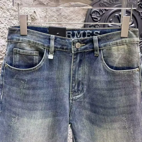 Replica Hermes Jeans For Men #1421206 $68.00 USD for Wholesale
