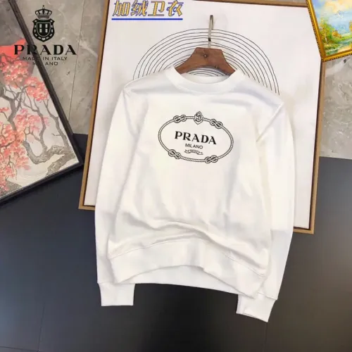 Prada Hoodies Long Sleeved For Men #1421232 $45.00 USD, Wholesale Replica Prada Hoodies