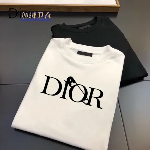 Replica Christian Dior Hoodies Long Sleeved For Men #1421251 $45.00 USD for Wholesale