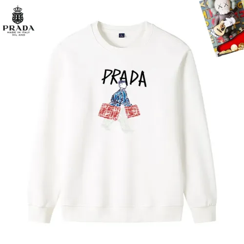 Prada Hoodies Long Sleeved For Men #1421302 $40.00 USD, Wholesale Replica Prada Hoodies