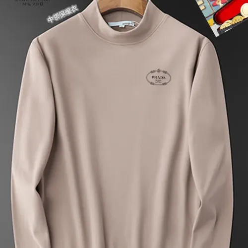 Prada T-Shirts Long Sleeved For Men #1421455 $40.00 USD, Wholesale Replica Prada T-Shirts